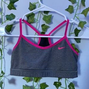 nike pro athletic sports bra reversible